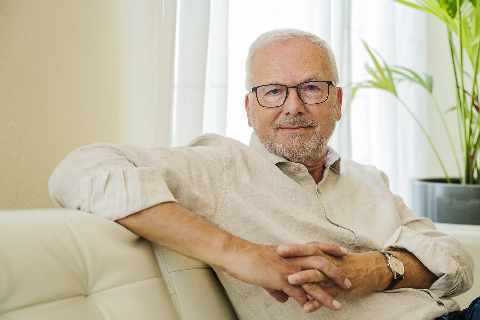 Leen Bokhorst in zijn praktijk in Zoetermeer